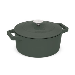 Pek�� liatinov� s pokrievkou 24 cm Matte Green Collection