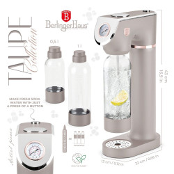 V�robn�k s�dy SODABAR - 2 f�a�e Taupe Collection