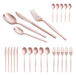 S�prava pr�borov nerez 24 ks mirror Rosegold Metallic Line