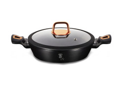 Pek�� s pokrievkou s mramorov�m povrchom 28 cm Black Rose Collection