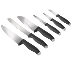 S�prava no�ov z nehrdzavej�cej ocele 6 ks Antracit Collection