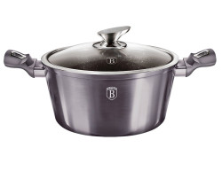 Kastr�l s pokrievkou s mramorov�m povrchom 28 cm Carbon PRO Line