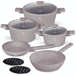 S�prava riadu s tit�nov�m povrchom 10 ks Taupe Collection