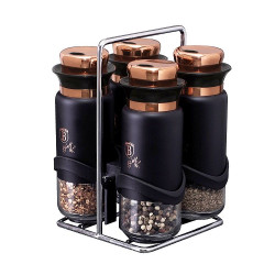 Koreni�ky v stojane sada 5 ks Black Rose Collection