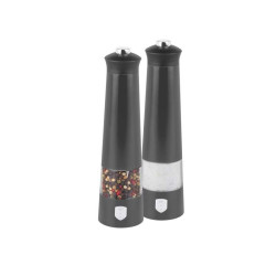 Mlyn�ek na korenie a so� elektrick� sada 2 ks Antracit Collection