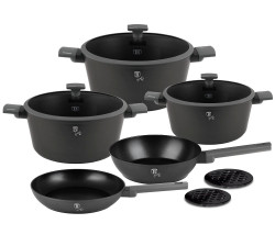 S�prava riadu s tit�nov�m povrchom 10 ks Antracit Collection