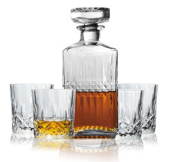 S�prava f�a�e 750 ml a 4 ks poh�rov na whisky 220 ml