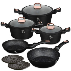 S�prava riadu s mramorov�m povrchom 10 ks Black Rose Collection